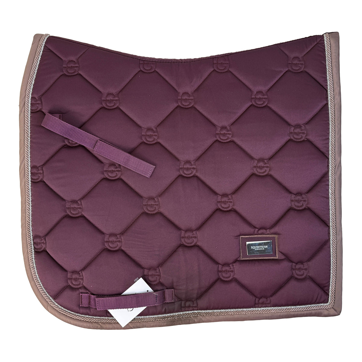 Equestrian Stockholm Dressage Saddle Pad in Purple