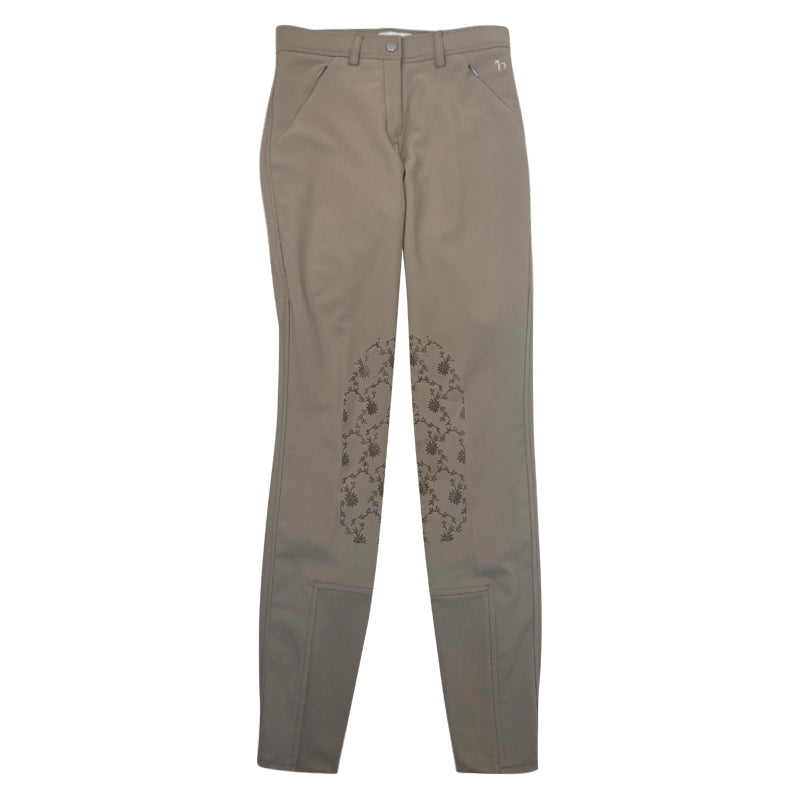 Horze 'Kaitlin' Knee Grip Breeches in Tan