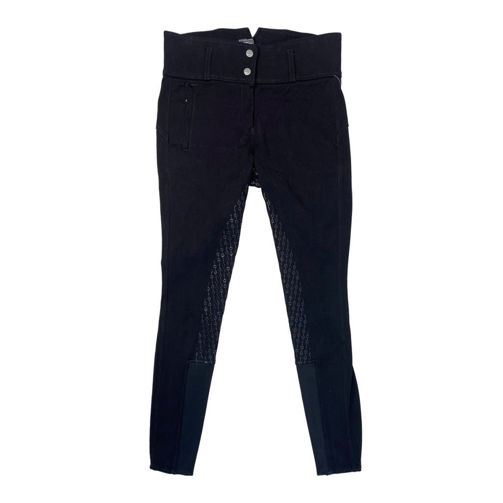 Horze 'Daniela' Silicone Full Seat Breeches in Black