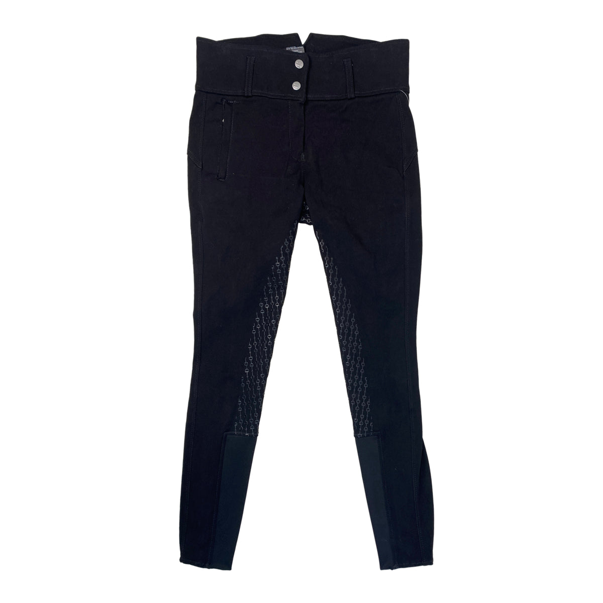 Horze 'Daniela' Silicone Full Seat Breeches in Black
