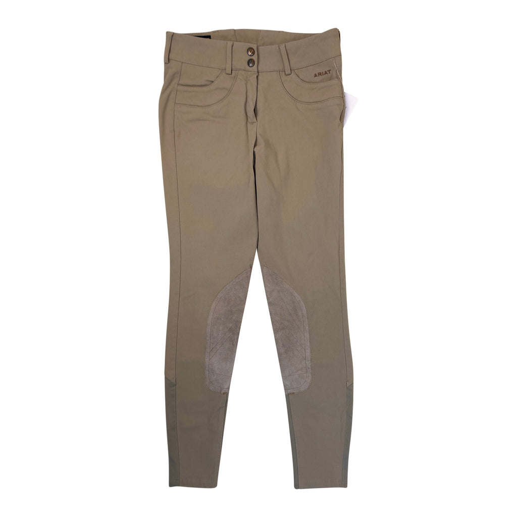 Ariat 'Olympia' Knee Patch Breeches in Tan