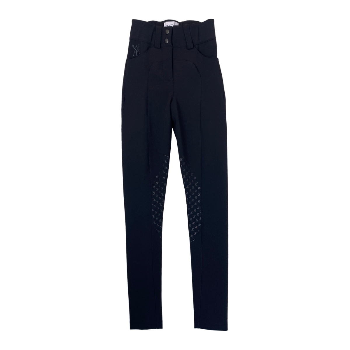 Yagya Compression Performance Knee Patch Breeches in Black