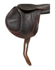 Devoucoux 2022 'Chiberta O' Monoflap Saddle in Havana - 18"