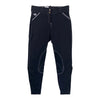 Smartpak Piper Knee Patch Breeches in Black/White 