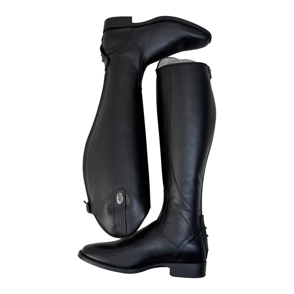DeNiro Tricolore Amabile Smooth Dress Boots in Black