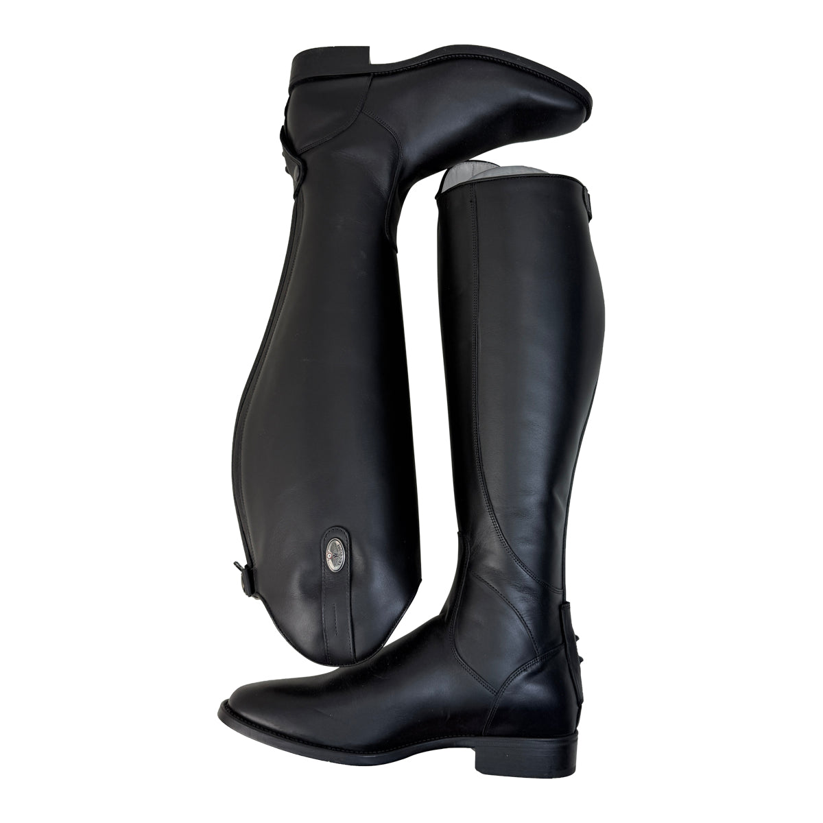 DeNiro Tricolore Amabile Smooth Dress Boots in Black
