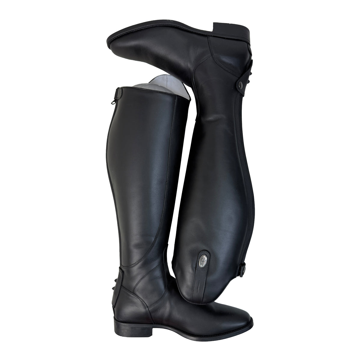 DeNiro Tricolore Amabile Smooth Dress Boots in Black