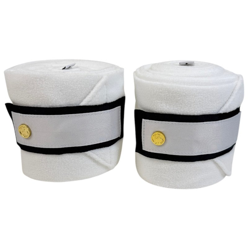 PS of Sweden Signature Polo Wraps in White/Navy - Full