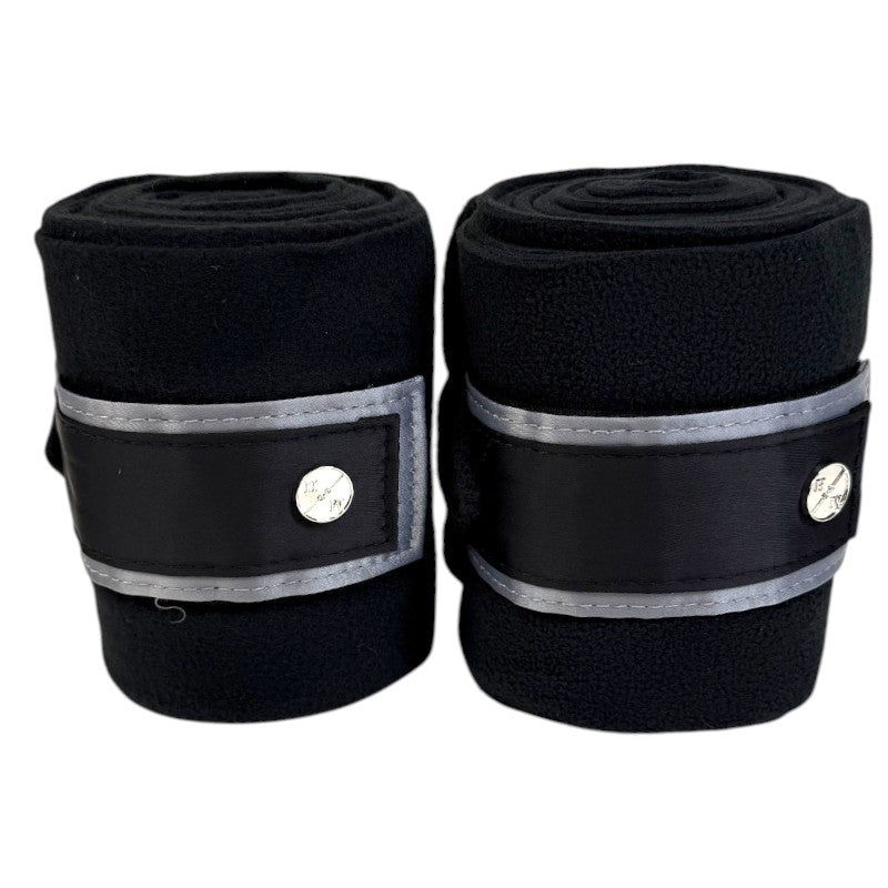 The Modern Horse Polo Wraps in Black - Full