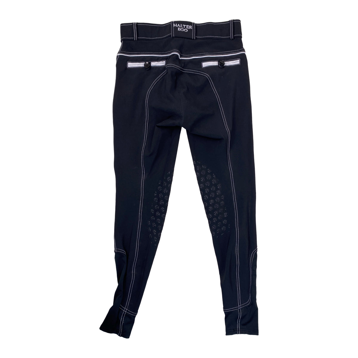 Halter Ego 'Evolution' Breeches in Black/Sliver 