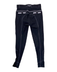 Halter Ego 'Evolution' Breeches in Black/Sliver 