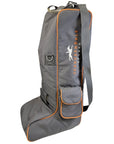 Schockemohle Sports Boot Bag in Grey/Orange