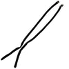 QHP Roller Spurs in Black/Stainless Steel - 1"