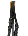 Halter Ego 'Baroque' Bridle in Grey Floral/Tan - Full