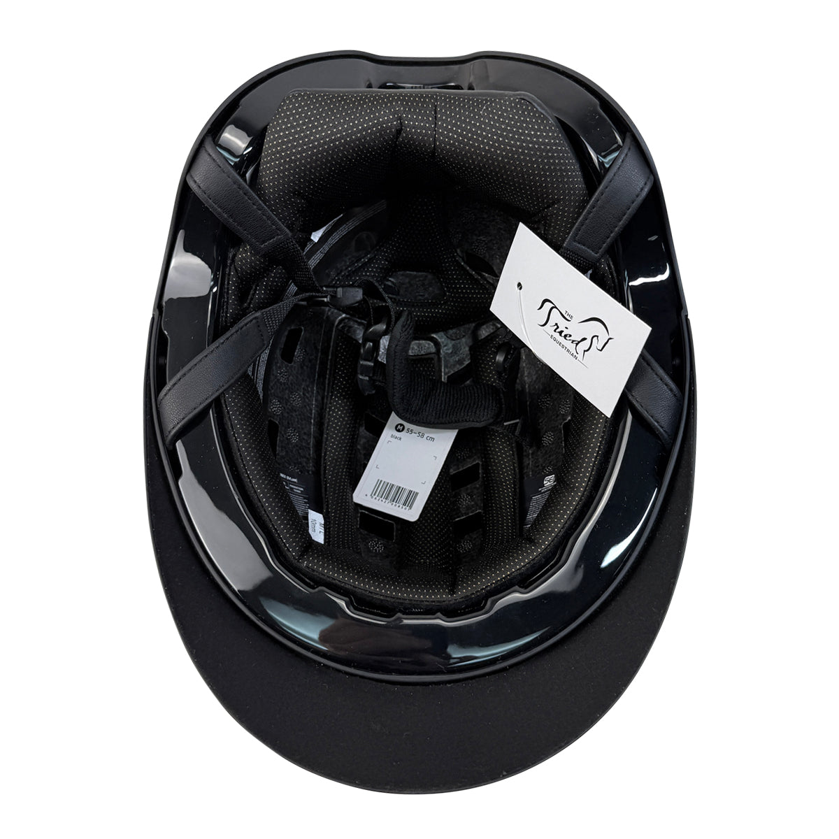Abus x Pikeur AirLuxe Supreme Helmet in Matte Black/Glitter