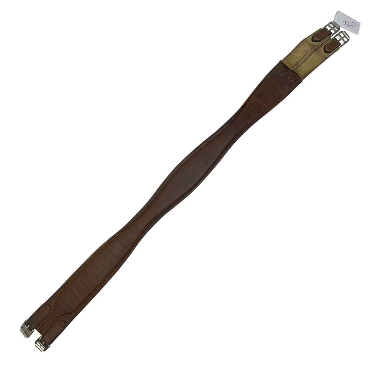 Beval 'Stamford' Single End Elastic Girth in Brown