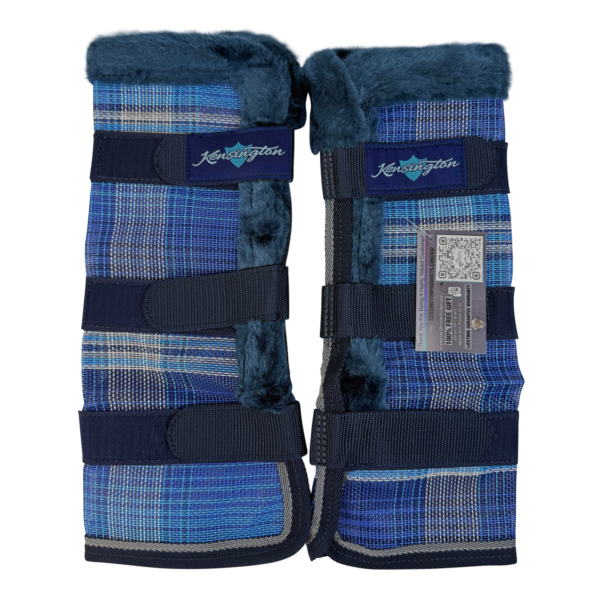 Kensington Protective Fly Boots in Blue