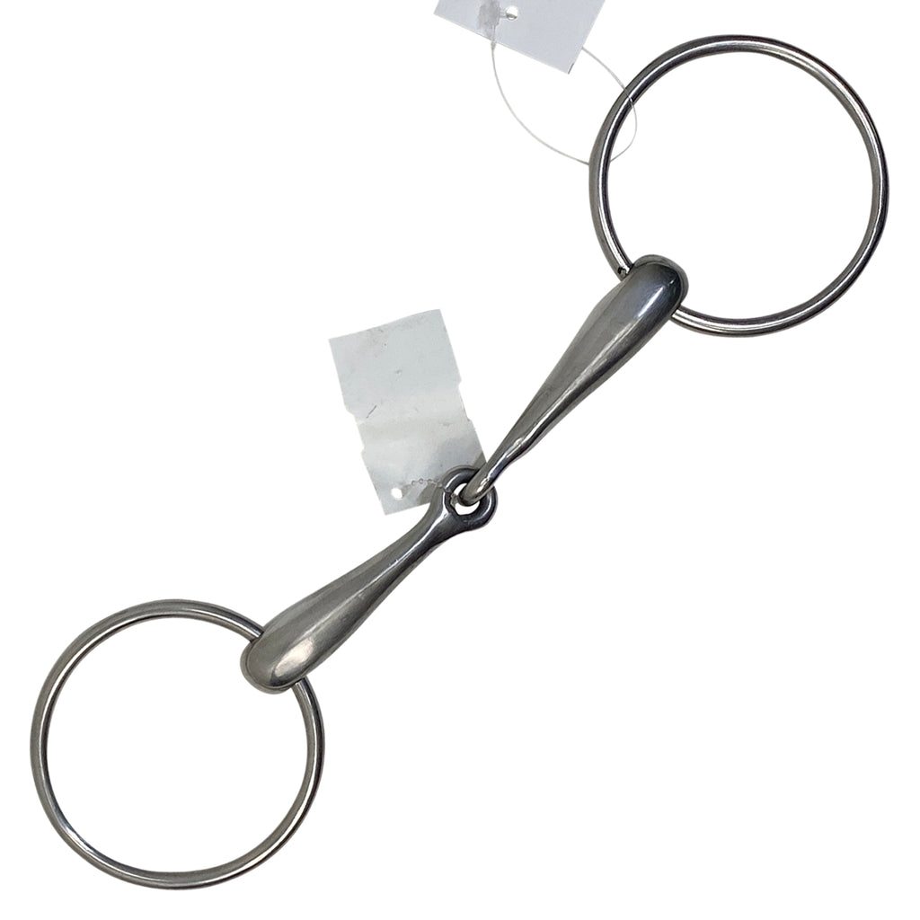Loose Ring Hollow Mouth Snaffle Bit in Stainless Steel