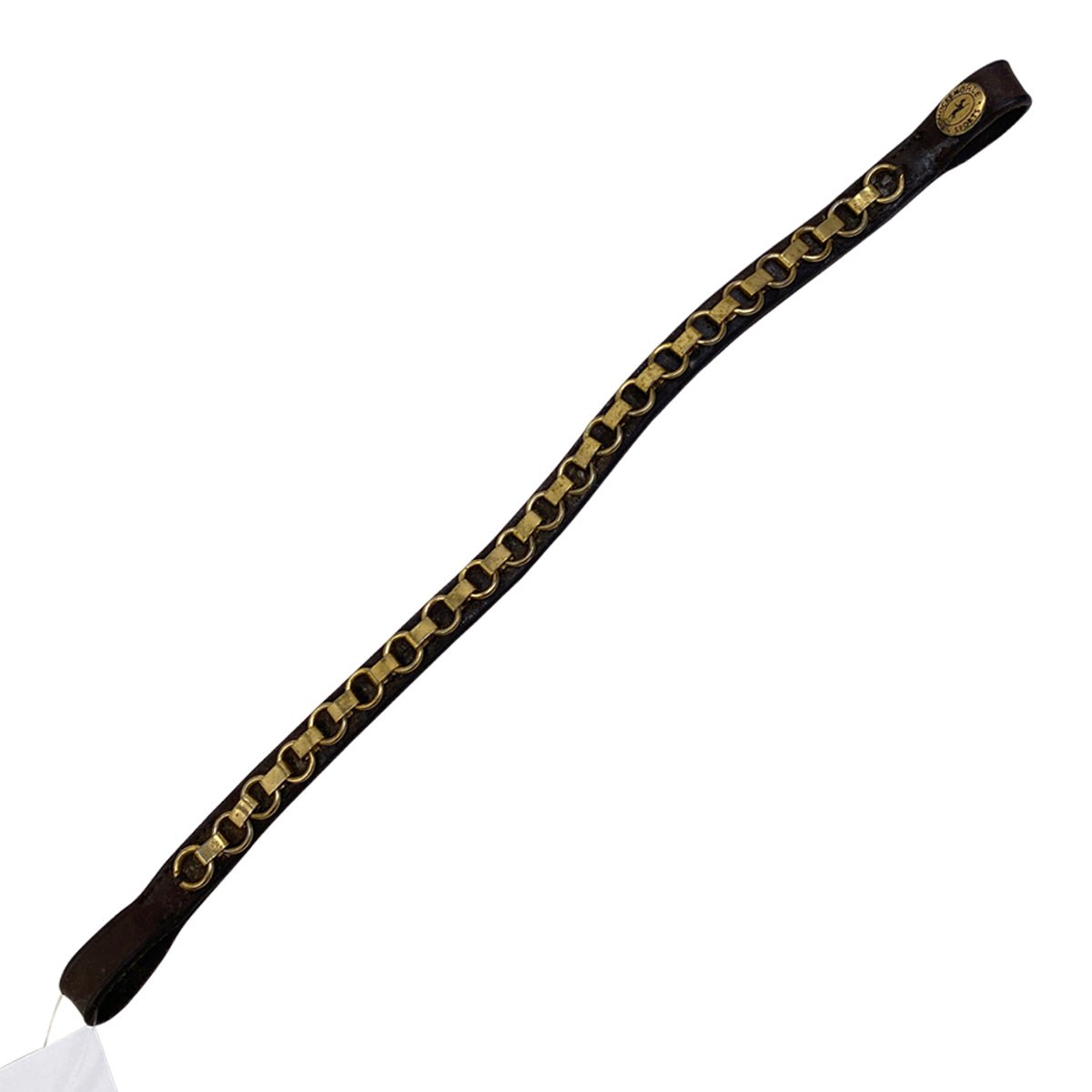 Schockemöhle Chain Browband in Brown/Gold