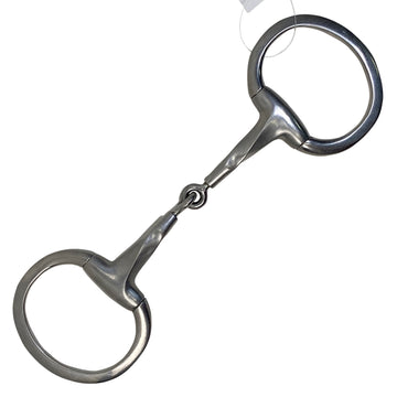 Eggbutt Slow Twist Snaffle in Stainless Steel