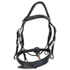 Dy'on Flash Noseband Double Bridle in Black - Cob