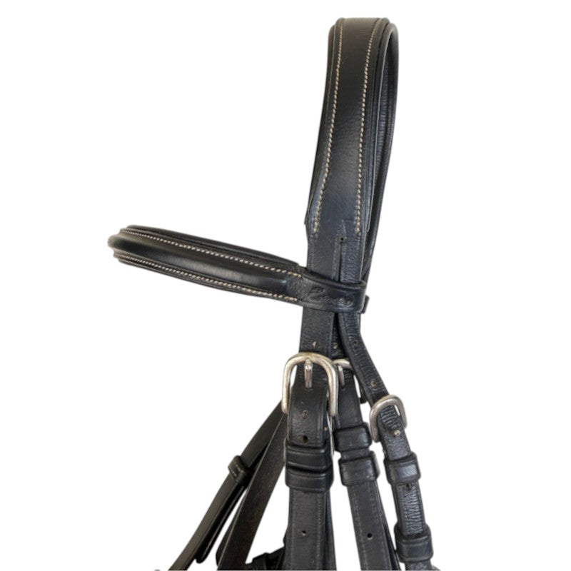 ExionPro Padded Hunter Bridle in Deep Brown - Full