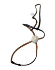 Beval Gladstone Plain Flat Figure 8 Noseband in Chocolate