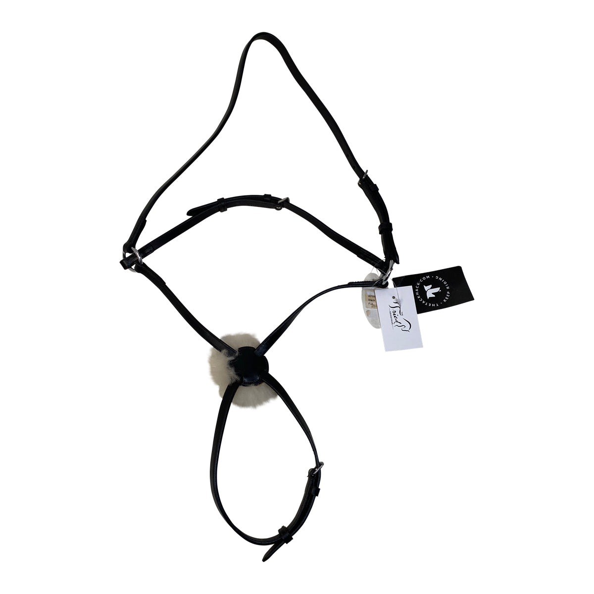 Intrepid International Pro-Trainer Figure 8 Noseband in Black