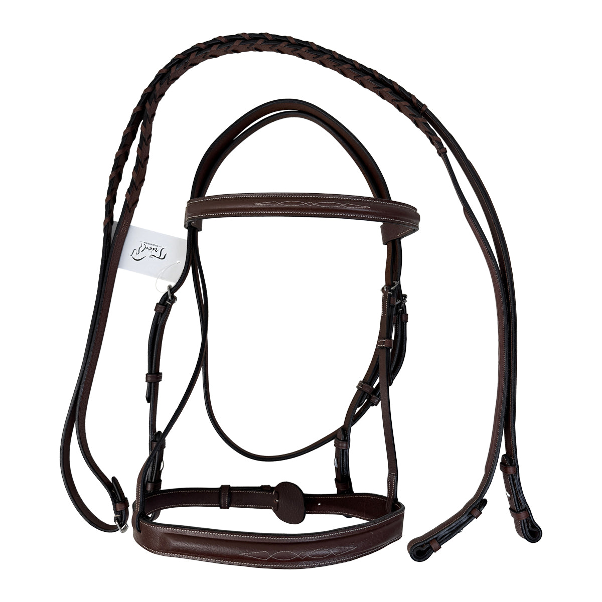 Butet &#39;Hunter Noseband&#39; Bridle in Gold