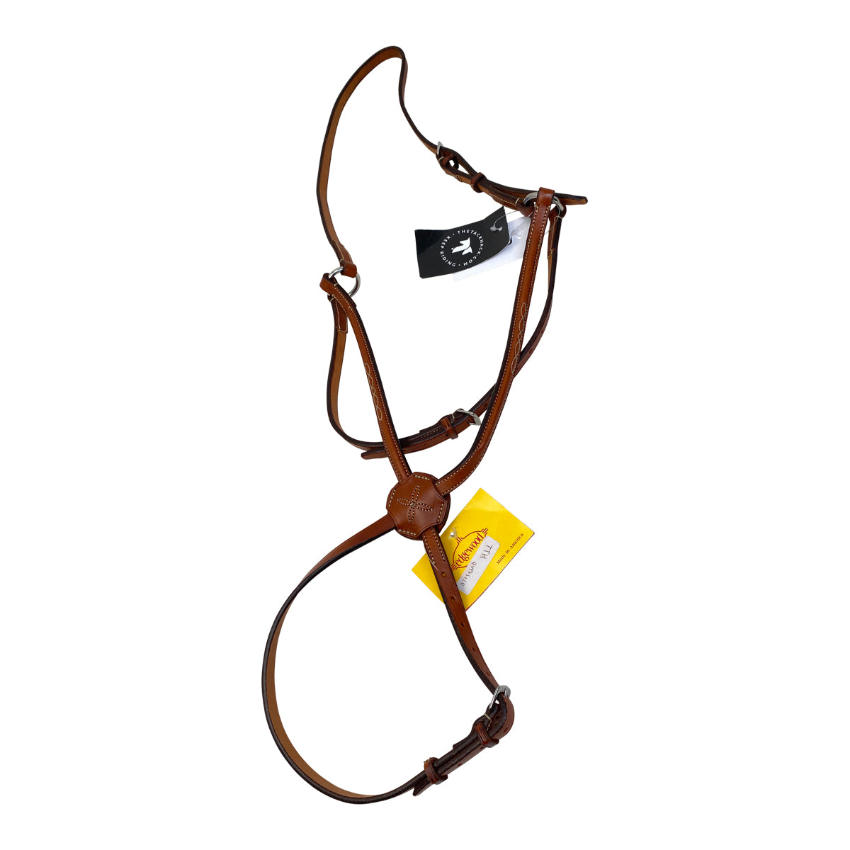 Edgewood Fancy Stitched Raised Figure 8 Noseband in New Market