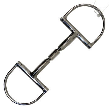 Metalab Elite Dee Ring Snaffle  in Stainless Steel 