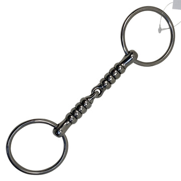 Loose Ring Cherry Roller Snaffle Bit in Stainless Steel
