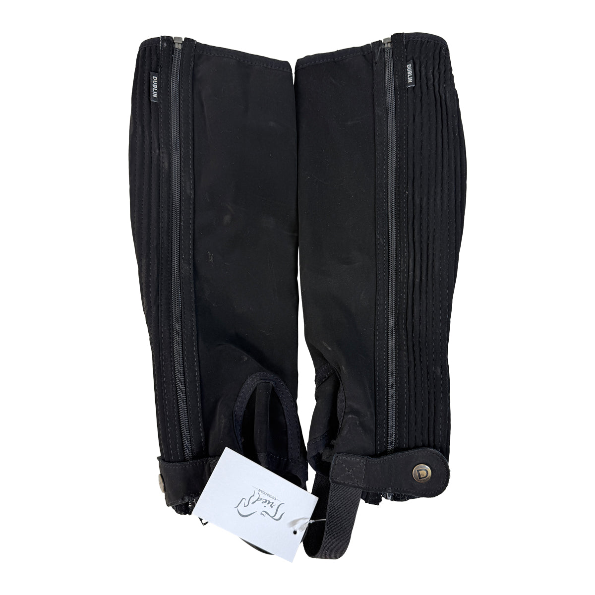 Dublin Easy Care Half Chaps in Black