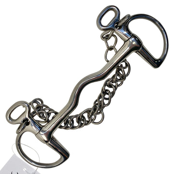 Low Port Kimberwick Bit in Stainless Steel 