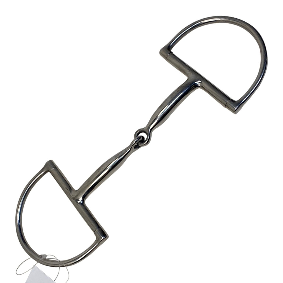 Single Joint Dee Ring Snaffle Bit in Stainless Steel