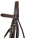 Suffolk Dover Saddlery Hunter Bridle in Brown - Full