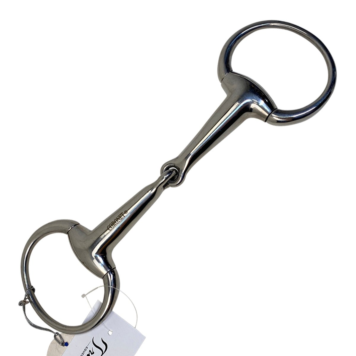 Coronet Eggbutt Hollow Mouth Snaffle in Stainless Steel