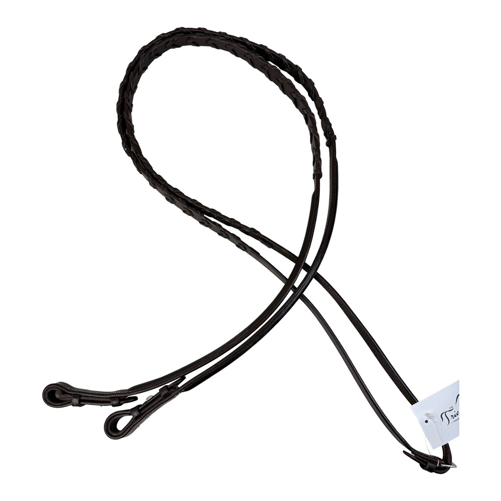 Plain Laced Reins in Brown