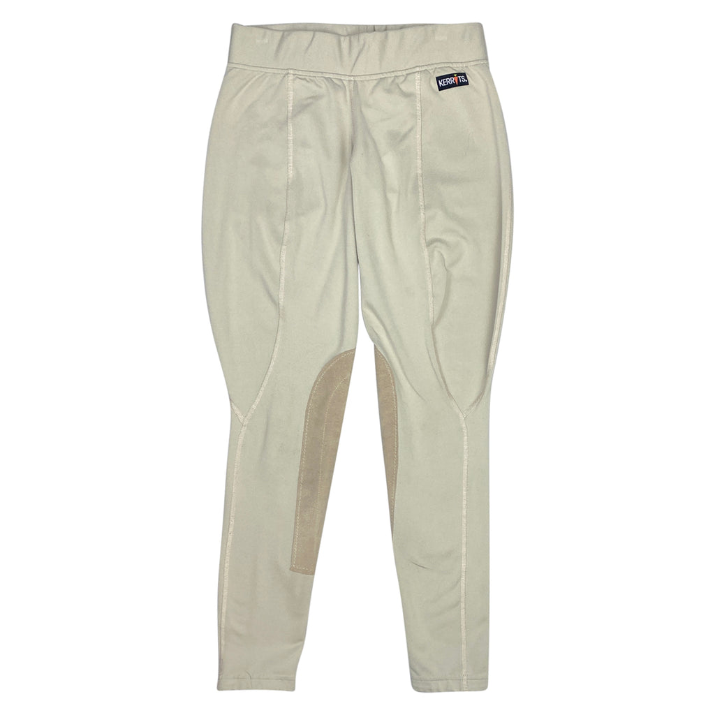 Kerrits Knee Patch Performance Tights in Tan - Women's Small