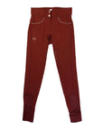 Halter Ego 'Perfection' Breeches in Orange/Yellow Piping