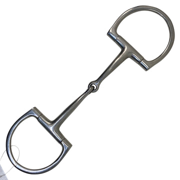 Dee Ring Snaffle Bit in Stainless Steel