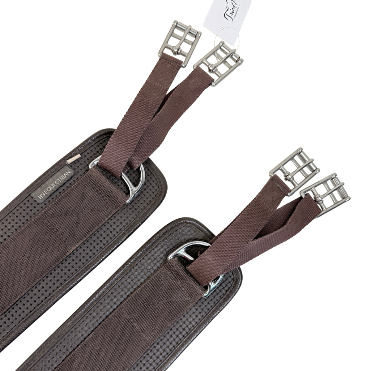Hy Equestrian Humane Waffle Girth in Brown - 60&quot;