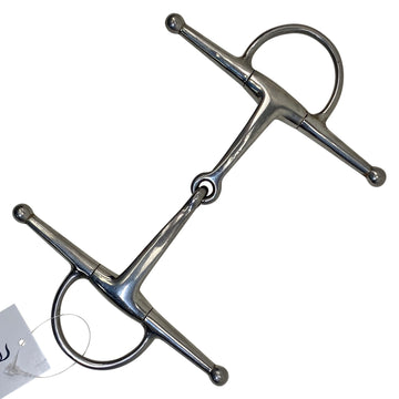 Full Cheek Triangle Jointed Snaffle Bit in Stainless Steel