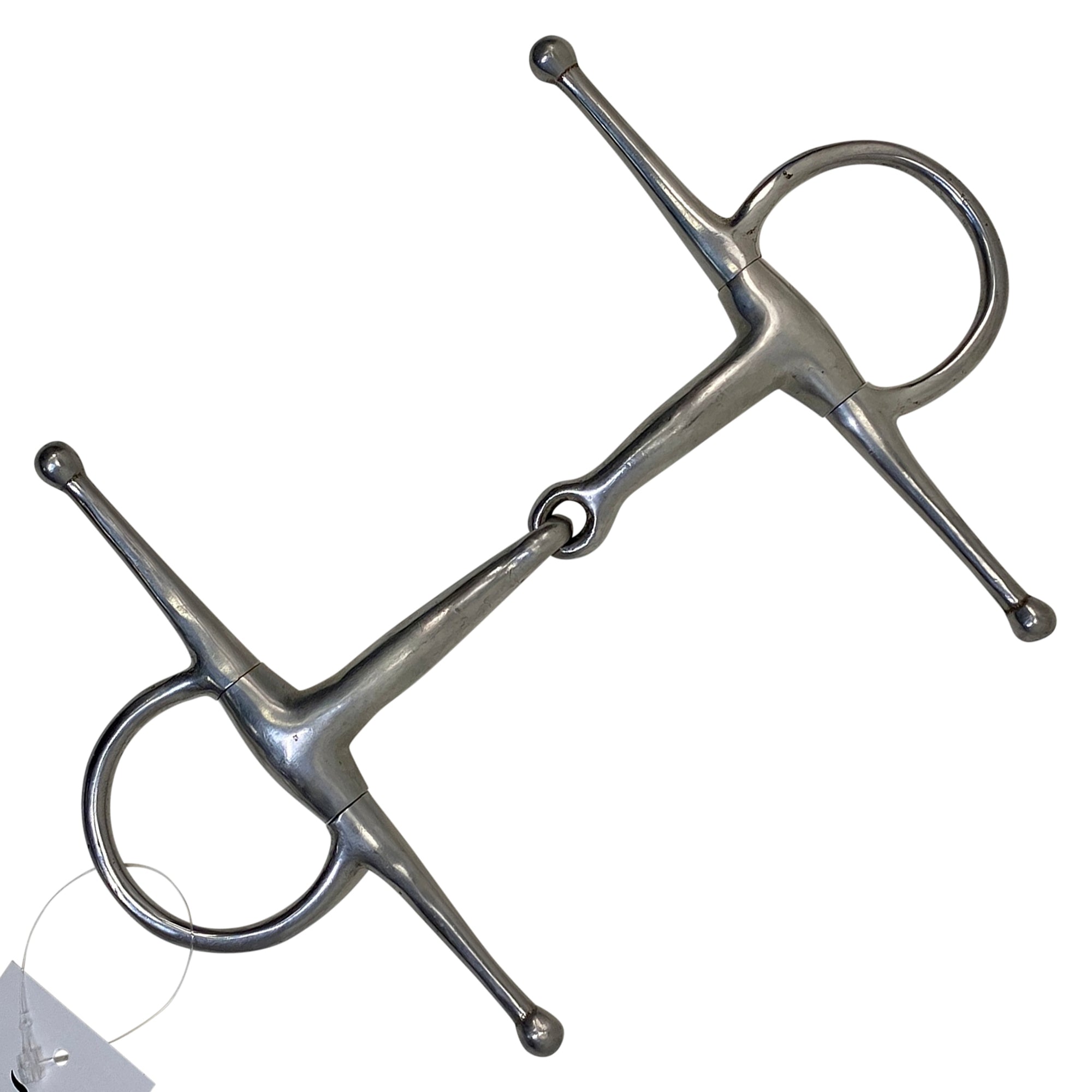 Full Cheek Jointed Snaffle Bit in Stainless Steel - 5&quot;