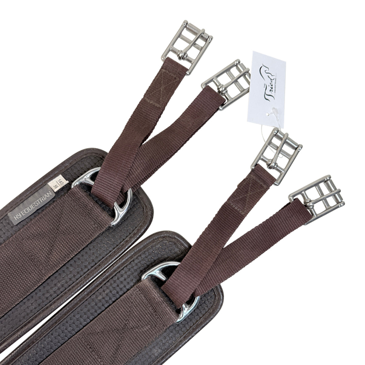 Hy Equestrian Humane Waffle Girth in Brown - 56&quot;