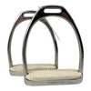 Herm Sprenger Fillis Stirrup Irons in Stainess Steel