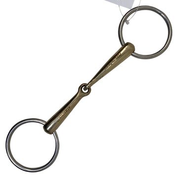 MetaLab Albacon Loose Ring Snaffle Bit in German Silver/Stainless Steel
