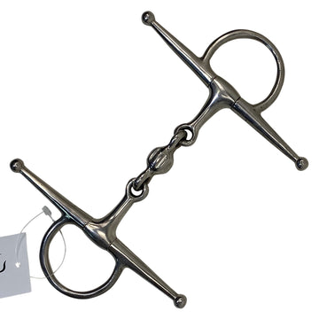Full Cheek Double Jointed Snaffle in Stainless Steel