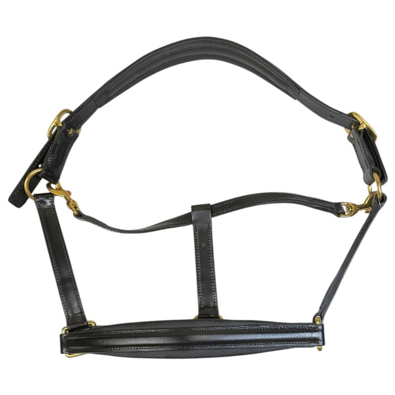 Otto Schumacher Leather Halter in Black