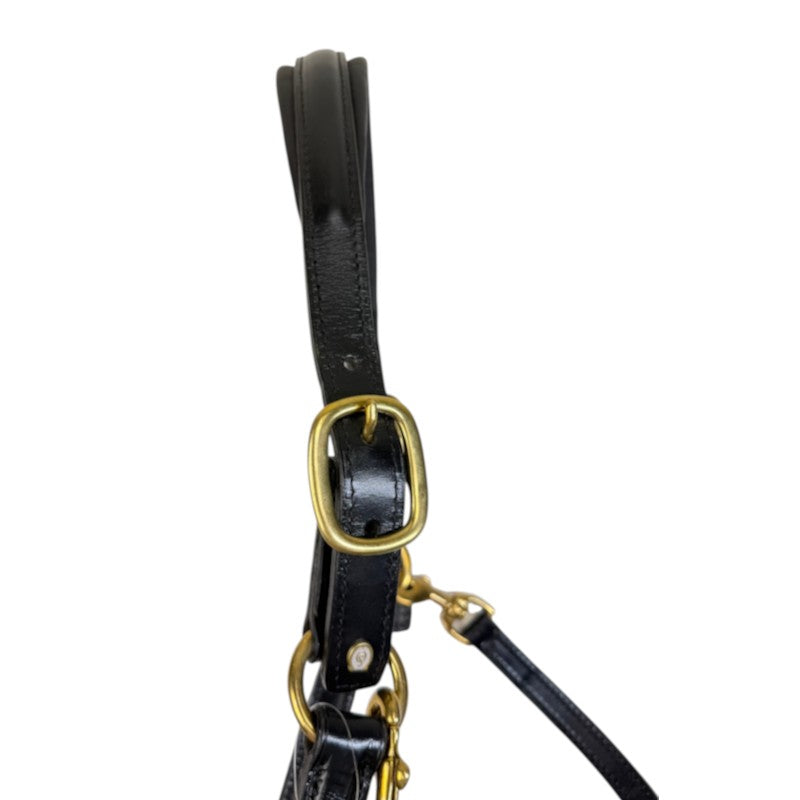 Otto Schumacher Leather Halter in Black